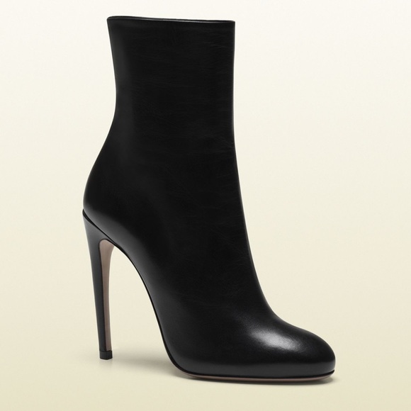 Gucci | Black Heeled Booties - Picture 1 of 6